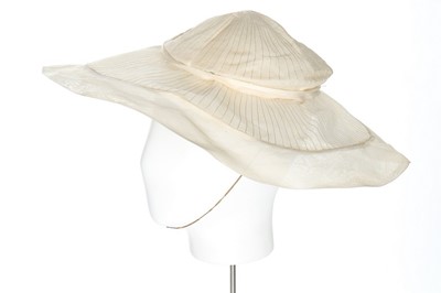 Lot 82 - Jeanne Lanvin hats, 1930s, comprising: brown...