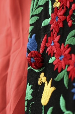 Lot 25 - A jacket of Celia Birtwell's embroidered...