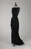 Lot 344 - An Hubert de Givenchy black silk draped...