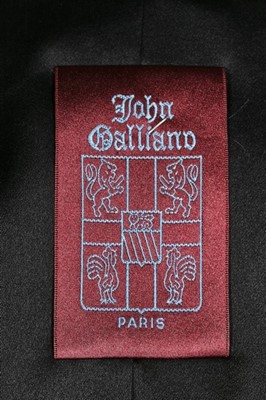 Lot 95 - A John Galliano black wool Victorian-inspired...