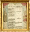 Lot 48 - A fine tent stitch embroidery of Moses and...