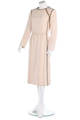 Lot 213 - A Christian Dior couture by Marc Bohan ivory...