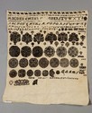 Lot 16 - A Vierlande blackwork sampler, German, mid...