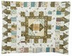Lot 102 - A patchwork cradle quilt, English, circa 1830,...