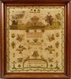 Lot 32 - An E. Brewer's Seminary sampler by Eleanor...