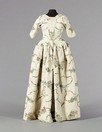 Lot 328 - A brocaded silk Spitalfields open robe, 1760s,...