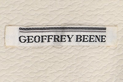 Lot 254 - A Geoffrey Beene black and white floral...