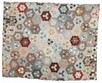 Lot 104 - A grandmother's flower garden pachwork quilt,...