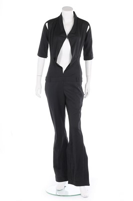 Lot 334 - An Alexander McQueen black wool jumpsuit, 'The...