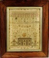 Lot 39 - A fine embroidered sampler of Nicholson Street...