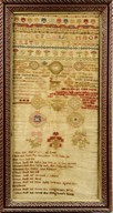 Lot 4 - `Ten Commandments of God', late 18th or early...