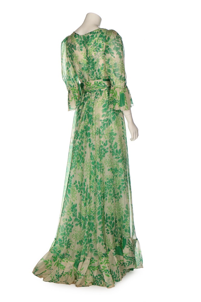 Lot 241 - An Yves Saint Laurent couture printed