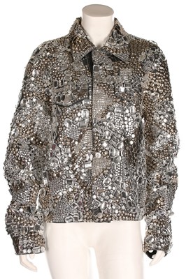 Lot 324 - A Versace Jeans Couture rhinestone encrusted...
