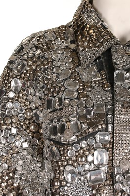 Lot 324 - A Versace Jeans Couture rhinestone encrusted...