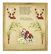 Lot 17 - A large embroidered sampler `The Dog is a...