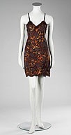 Lot 455 - A Gianni Versace leopard print satin `slip'...