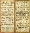 Lot 19 - A pair of embroidered samplers by Lavinia and...