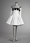 Lot 347 - A Christian Lacroix white piqué and black...