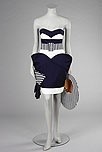 Lot 350 - A Karl Lagerfeld navy and white Summer...