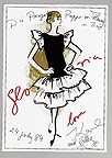 Lot 377 - A Karl Lagerfeld fashion drawing for Princess...
