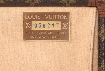 Lot 22 - A Louis Vuitton monogrammed leather shoe...