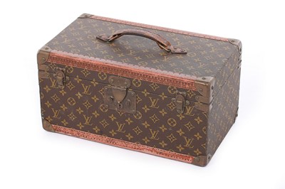 Lot 28 - A Louis Vuitton monogrammed leather vanity...