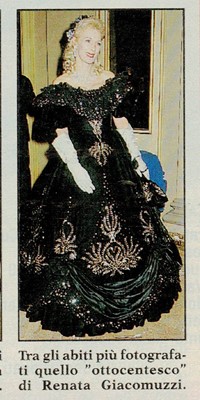 Lot 38 - A bespoke black velvet ballgown, circa 1998,...