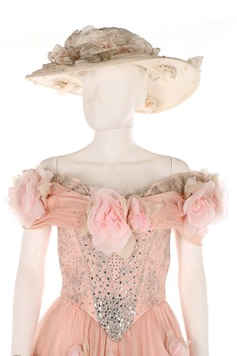 Lot 40 - Two bespoke pale pink and ivory ensembles...
