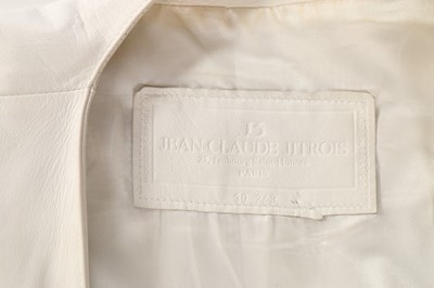 Lot 53 - A Jitrois white leather ensemble, circa 1990,...