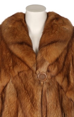Lot 60 - A Fendi golden sable coat, probably 1990s,...