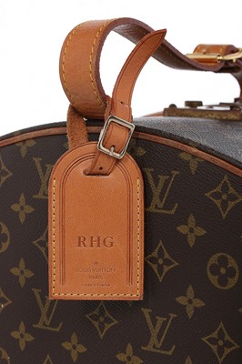 Lot 17 - A Louis Vuitton monogrammed leather hatbox,...