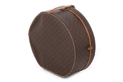 Lot 18 - A Louis Vuitton monogrammed leather hatbox,...