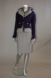 Lot 111 - Jerry Hall's Chanel couture navy and white...