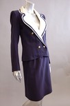 Lot 112 - Jerry Hall's Yves Saint Laurent couture navy...