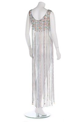 Lot 266 - A Loris Azzaro rainbow beaded bolero, late...