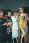 Lot 124 - Jerry Hall's Christian Lacroix jewelled lycra...