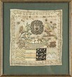Lot 31 - An unusual sampler, probably Dutch dated 1708,...