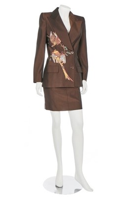 Lot 134 - An Alexander McQueen for Givenchy changeant...