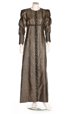 Lot 278 - A Thea Porter medieval inspired evening coat,...