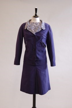 Lot 146 - A Foale & Tuffin navy and white Liberty print...