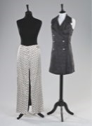 Lot 157 - A Foale & Tuffin black silk polka dot dress,...