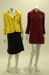 Lot 158 - A Foale & Tuffin wine wool `Dook' coat, 1966,...