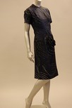 Lot 102 - A Madame Grprinted foulard day dress, mid...
