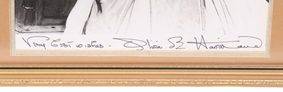 Lot 199 - Two Olivia de Havilland autographed...