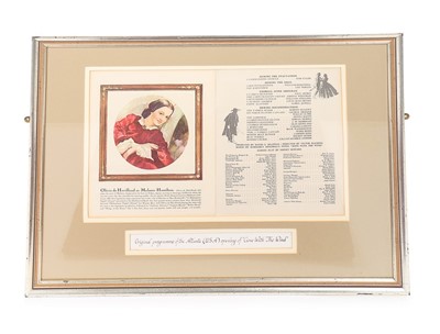 Lot 199 - Two Olivia de Havilland autographed...