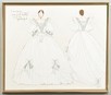 Lot 246 - An Elizabeth Emanuel sketch of royal bridal...