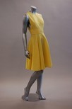 Lot 104 - A Madame Gryellow linen summer/beach dress,...