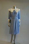 Lot 247 - The blue and white polka dot gown worn by...