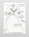 Lot 250 - Three recent sketches by Elizabeth Emanuel,...