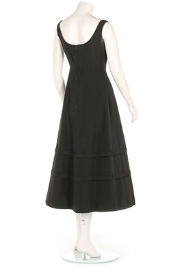 Lot 201 - Audrey Hepburn's black silk grosgrain cocktail...